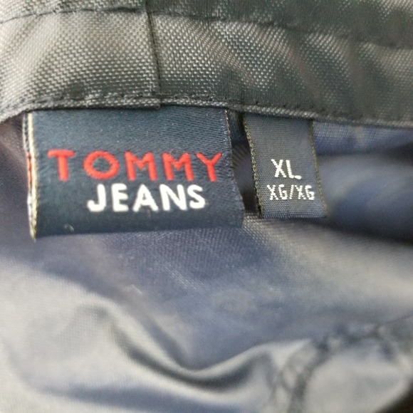 Tommy Jeans Men's Shorts Size XL Tommy Hilfiger Spellout Navy Blue Beach Wear - Picture 6 of 6